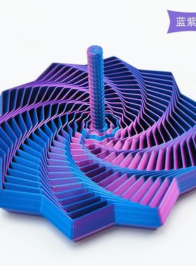 3D Printed Handle Radish Tower | Illusion Fidget Relief Toy