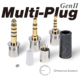 Plug Gen2 4.4平衡 Audio 自锁 2.5 Multi 3.5 可换耳机插头