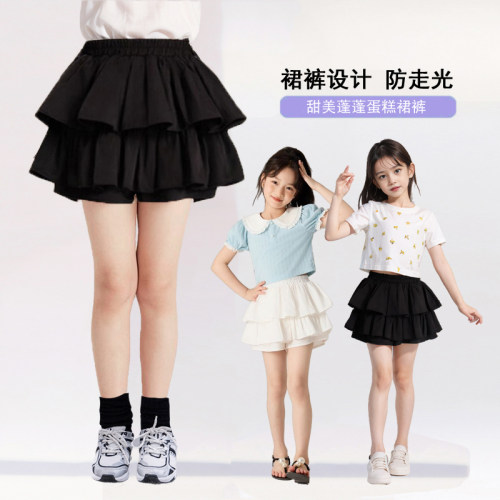 女童裙裤防走光儿童蛋糕裙女孩裙