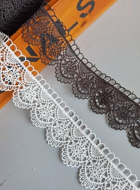 宽4cm 电脑绣花 刺绣水溶蕾丝花边 热销饰品服装辅料DIY 60112