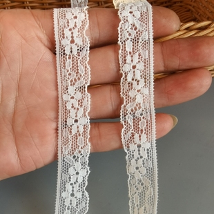 弹力蕾丝花边辅料 宽1.8cm diy手工布艺材料娃衣洛丽塔花边辅料