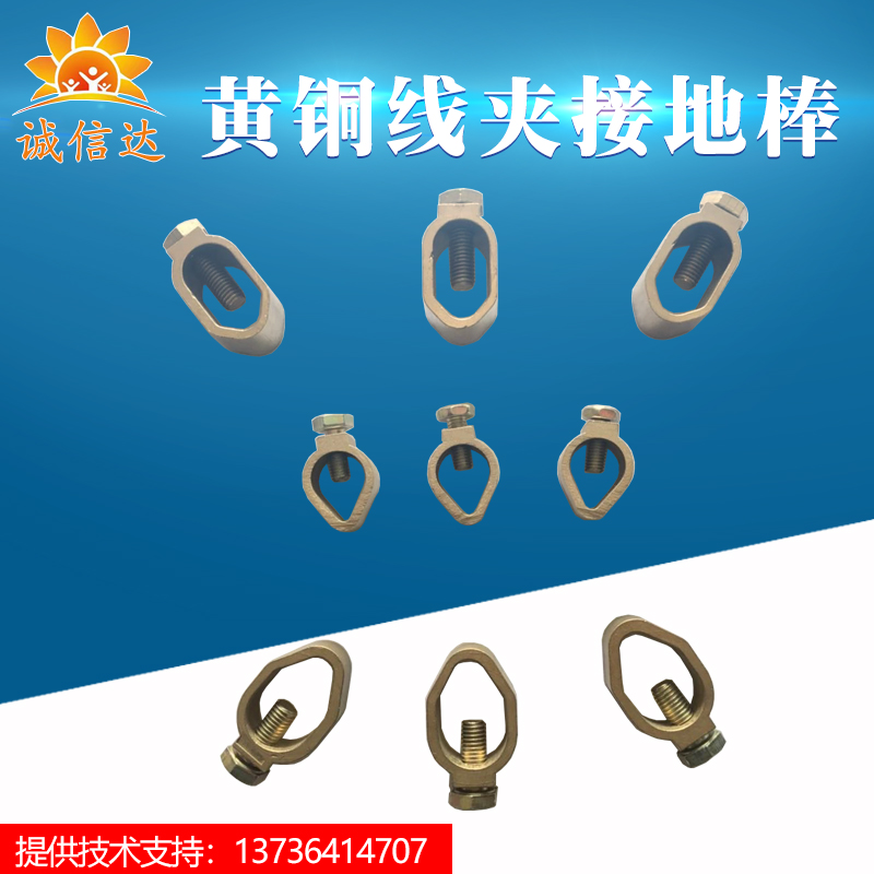 专业接地棒极线夹子防雷多种纯铜
