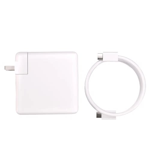 绿效适用苹果笔记本电脑充电器Type-C线套装 PD87W MacBook Pro/Air电源适配器A1707 A1990 A1719