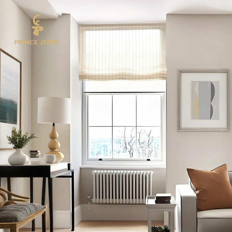 现代简约定制窗帘客厅卧室遮光棉麻柔式罗马帘米色北欧风格,居家布艺,定制窗帘,淘宝优惠券,粉丝福利购,淘宝优惠卷