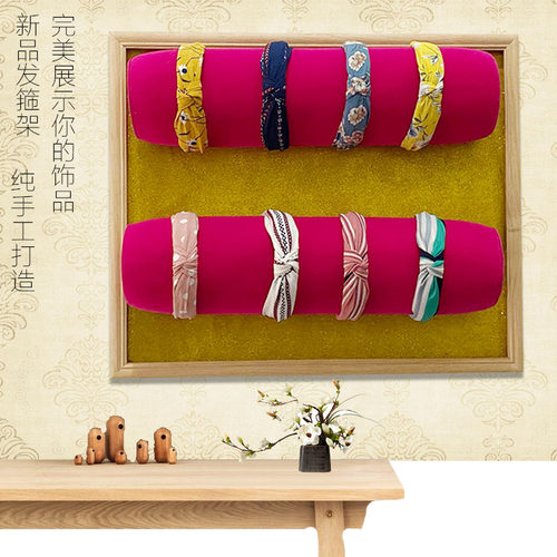 相框发箍展示架可收纳放置成人儿童发箍饰品展示板可定做