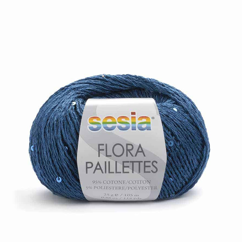 SESIA FLORA PAILLETTES 新雅进口亮片棉线编织春夏毛线 25克价格