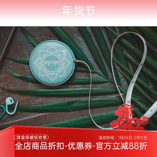 knitter's pride mindful 进口可伸缩皮尺测量尺绿色软尺卷尺