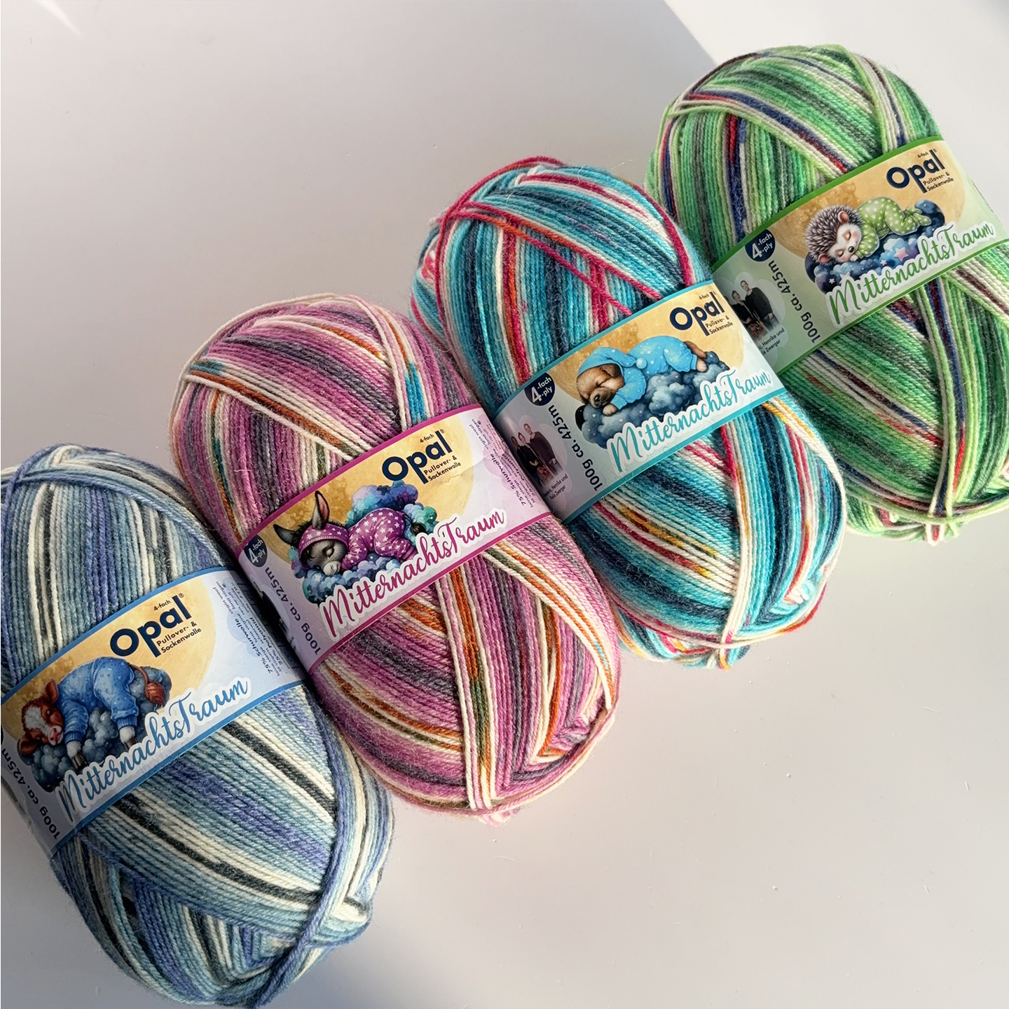 OPAL 进口梦境系列限量段染 袜子线 Mitternachtstraum100克425米