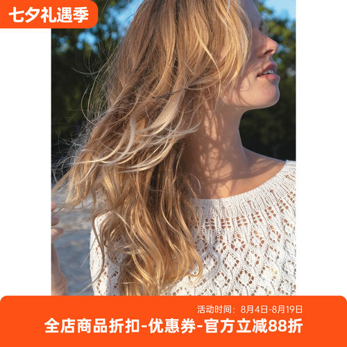 diy海风镂空棉麻毛线教程材料包