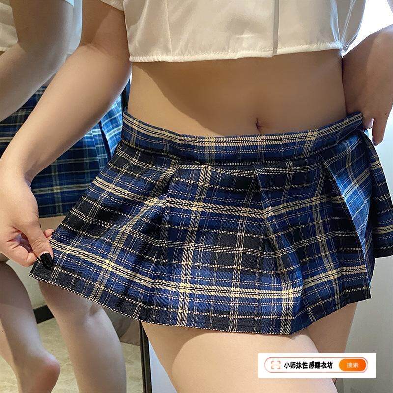 【花花大码】Jk制服辣妹套装日系学院纯欲百褶裙衬衫2025秋冬新款