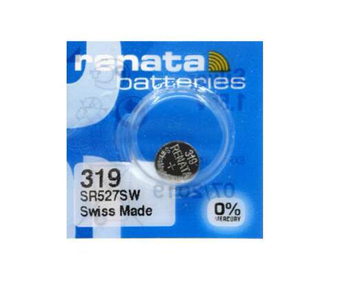Renata瑞士 SR527SW 手表电子319 SR64 微软触控笔纽扣电池1.55V