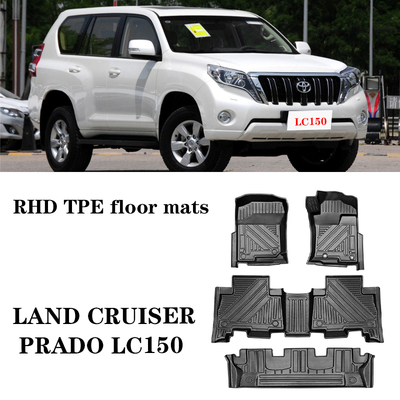 LAND CRUISER PRADO LC150普拉多霸道右肽舵軚防水TPE橡胶脚垫踏