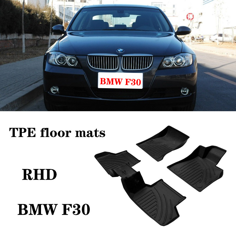 适用宝马BMW 3系320i/325i/F30 E90右肽舵港版脚垫TPE防水地毯踏