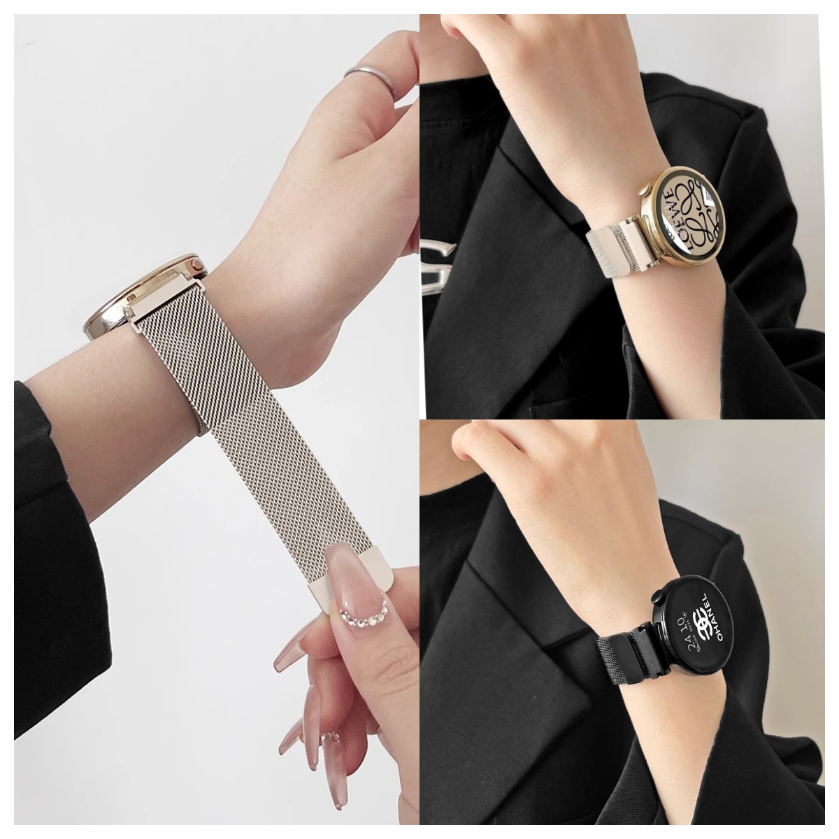 适用gt5/4/3pro手表金属磁吸表带