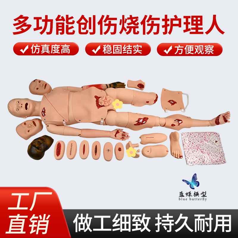 蓝蝶模型全功能创伤护理人教学