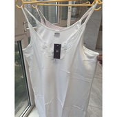 只有2X160斤穿百分百纯棉睡裙女士夏季 吊带裙出口韩国有大码