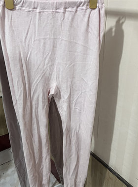 里百分百纯棉155日本女士薄款秋裤单件护腰保暖裤无缝一体