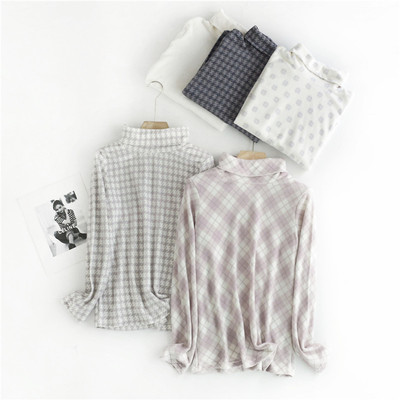 外贸女士高领摇粒绒大码