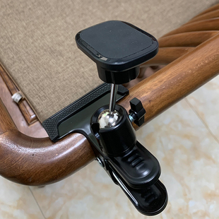 磁吸手机支架金属大力夹床头视频支夹推车手机支撑架便携随吸随取