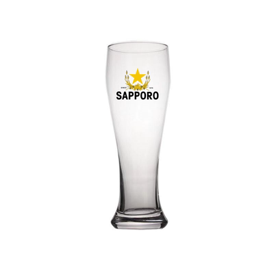 sapporo三宝啤酒杯日式无铅加厚