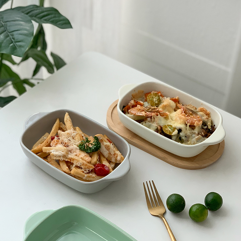 陶瓷盘子家用意面焗饭盘