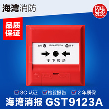 海湾消报消火栓启泵按钮J-SAM-GST9123A报警启泵按钮不含钥匙GST