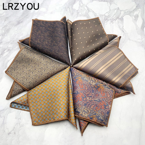 男士正装商务色织涤丝英伦口袋巾