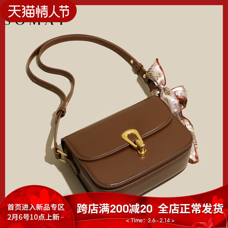 豆腐包包2021新款潮秋冬百搭单肩斜挎包时尚小众设计冬季腋下女包