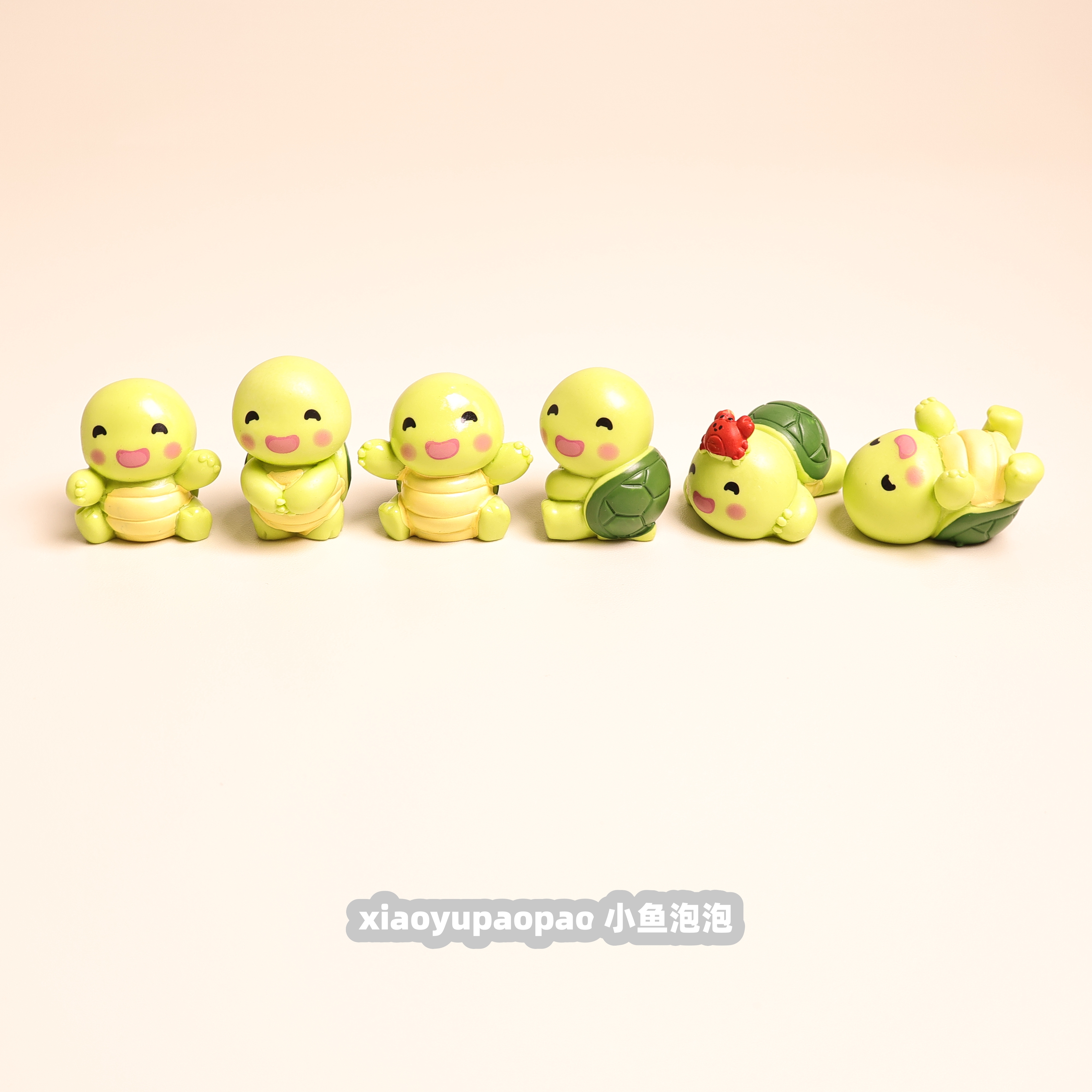 可爱卡通小乌龟桌面摆件