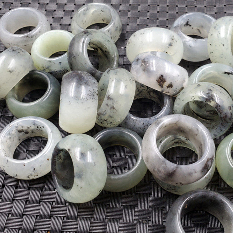 玉石戒指冰种青花戒指岫玉加宽戒指多色玉石戒指玉指环,珠宝/钻石/翡翠,手饰,淘宝优惠券,粉丝福利购,淘宝优惠卷