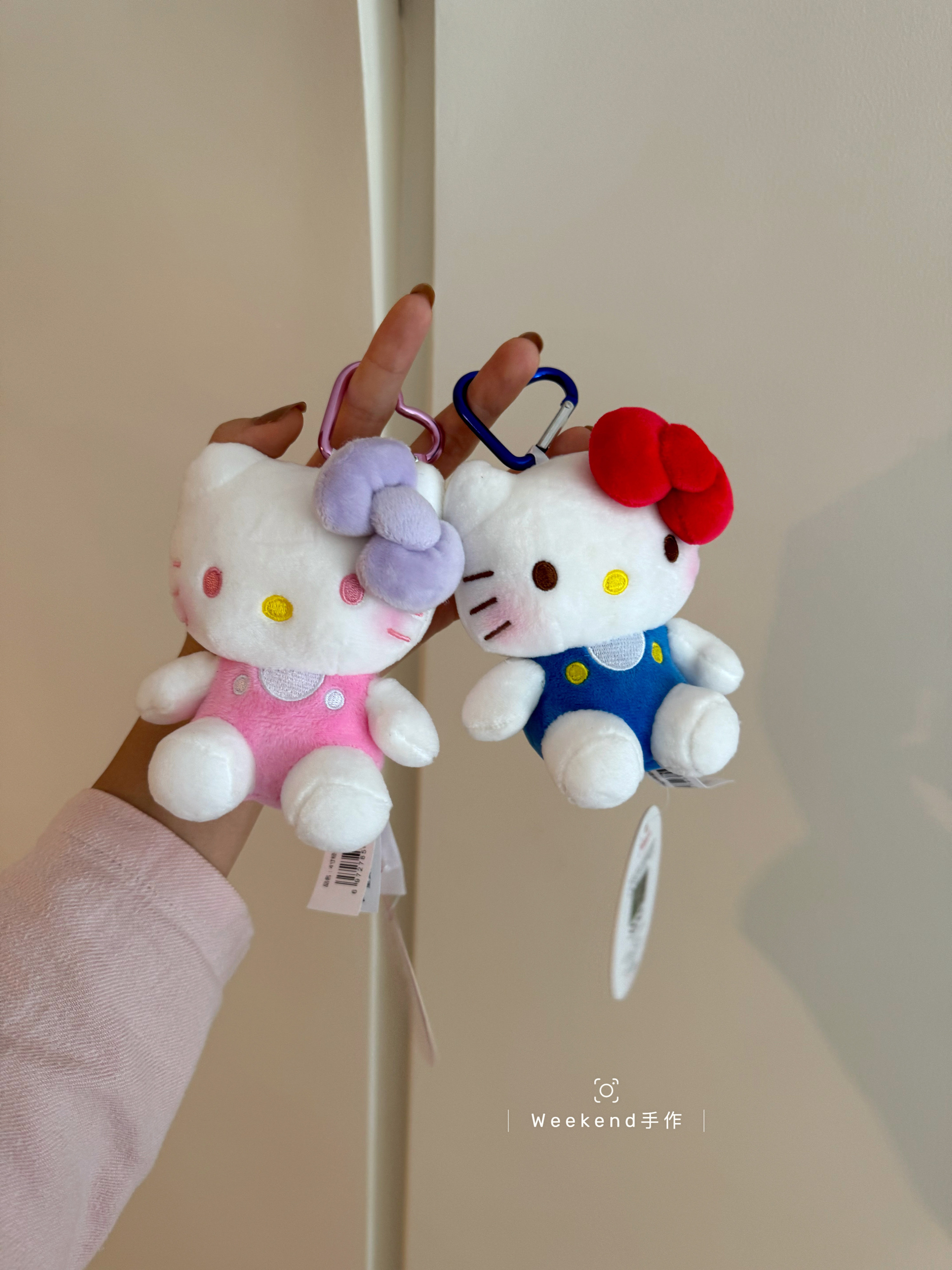 可爱卡通正版hellokitty公仔挂件毛绒玩具包包钥匙扣汽车挂饰礼物