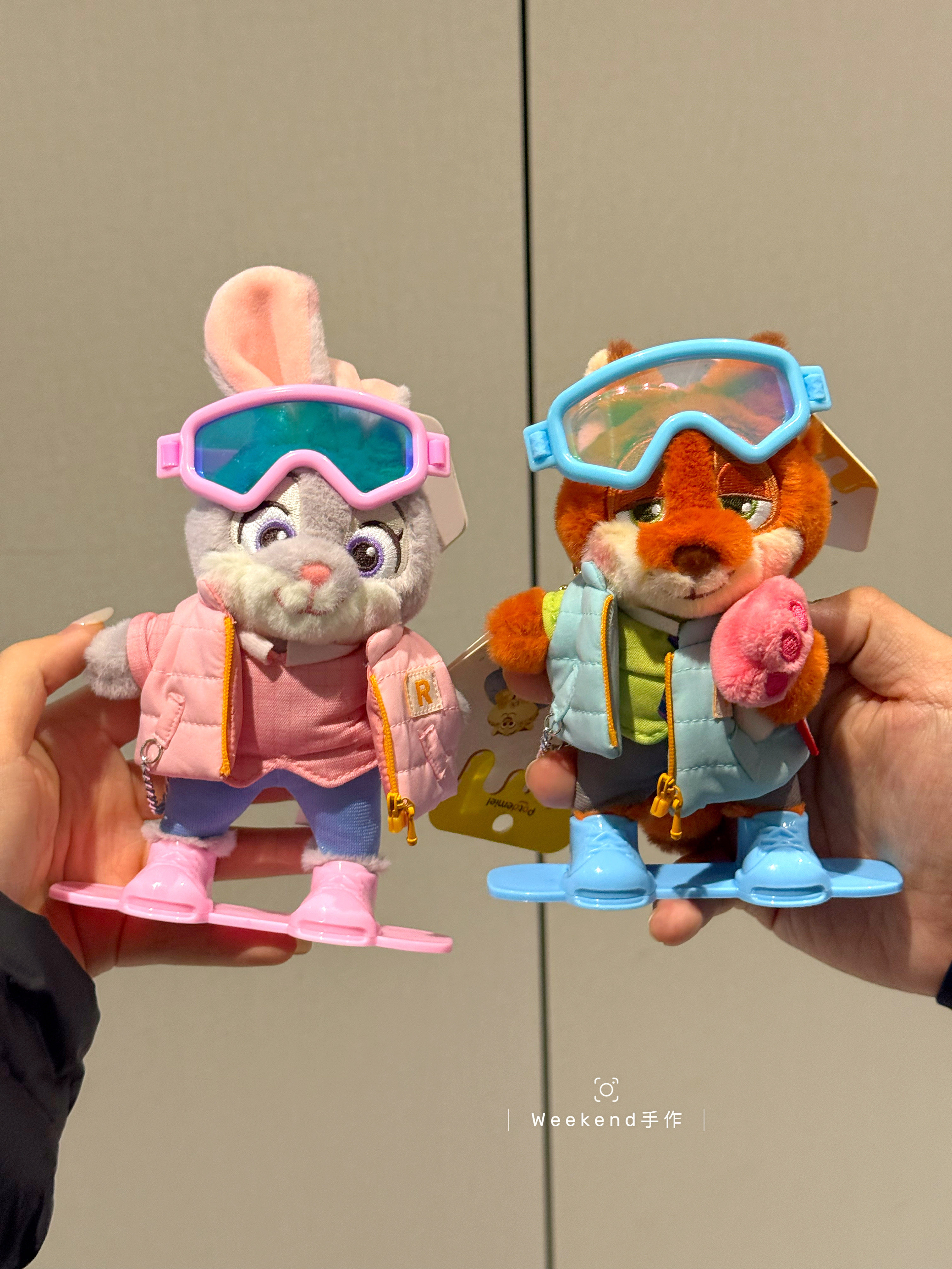 正版朱迪尼克毛绒玩偶包挂件汽车钥匙扣送女友闺蜜创意礼物