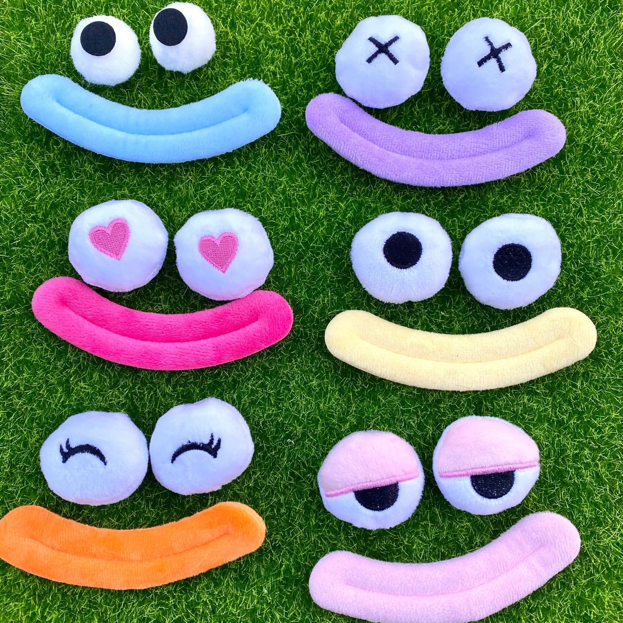 大树装饰diy材料布偶眼睛大树穿新衣配件搞怪大眼加厚腊肠嘴丑萌