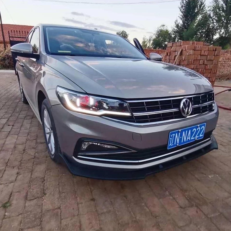 适用19-21款新宝来前铲改装前唇大小包围前脸防撞保险杠外观装饰