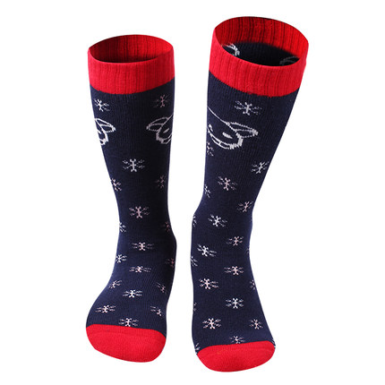 山拓运动袜户外男女儿童冬季保暖高帮袜滑雪袜子加厚跑步吸汗速干