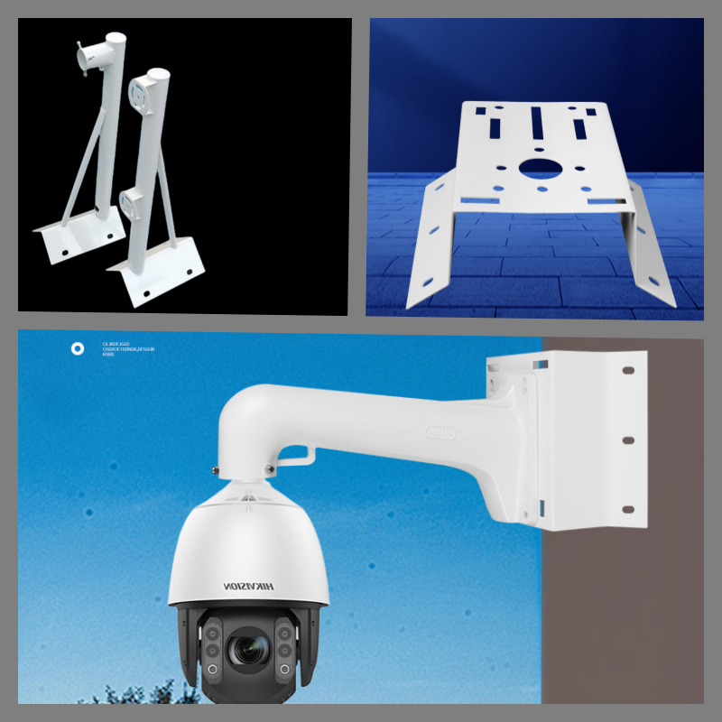 墙角加厚抱箍监控固定底座支架