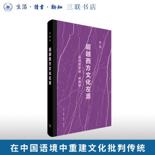 超越西方文化左派：返回雷蒙德•威廉斯 甘阳 著 “文化：中国与世界”新论丛书 三联书店旗舰店