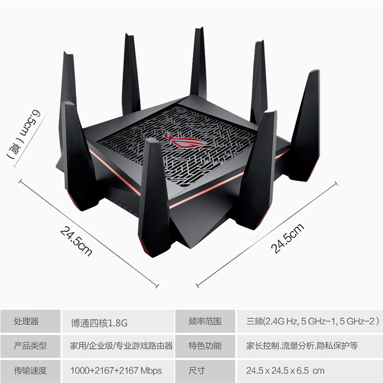 电竞路由梅林华硕八爪鱼rog路由器mesh家用电信光纤三频千兆gt Ac5300无线高速wifi路由器 小编推荐 Wepost 全民代运 马来西亚中国淘宝代运与集运专家