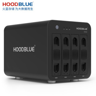 hoodblue 火蓝硬盘柜硬盘盒多盘位3.5英寸USB3.0SATA机械硬盘移动外置外接家庭存储柜 DS4030-USB3.0