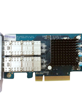 QNAP威联通NAS配件LAN-40G2SF-MLX 40GbE 双端口网络扩充卡 LAN-40G2SF-MLX