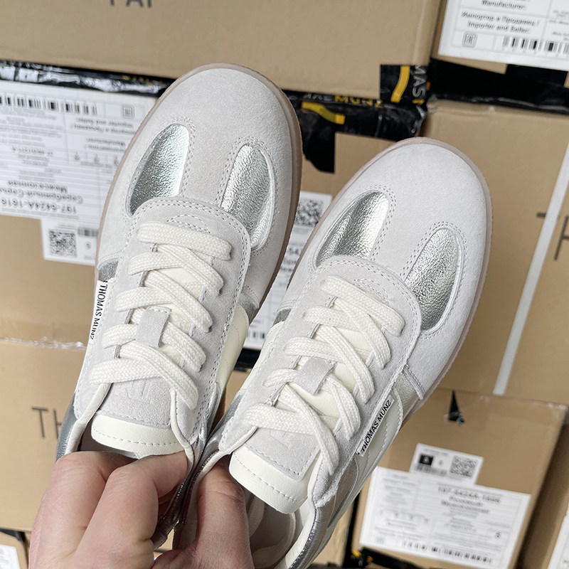 俄罗斯2025春季新款真皮阿甘鞋女休闲时尚休闲鞋柔软舒适德训鞋潮,女鞋,德训鞋,淘宝优惠券,粉丝福利购,淘宝优惠卷