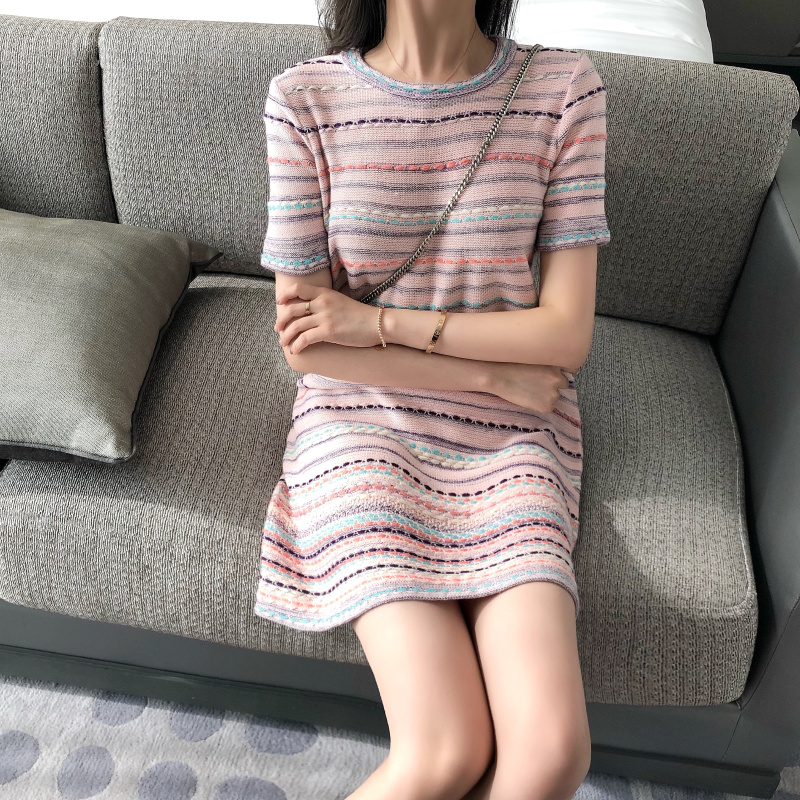可愛風連衣裙女甜美韓版日系淑女風夏小清新漂亮裙子2018新款氣質