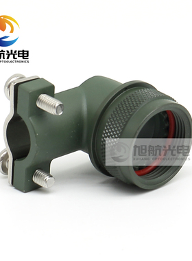 GJB599II系列J1784A/47-15W J1784A/47-25（HC型）弯式电缆夹尾附