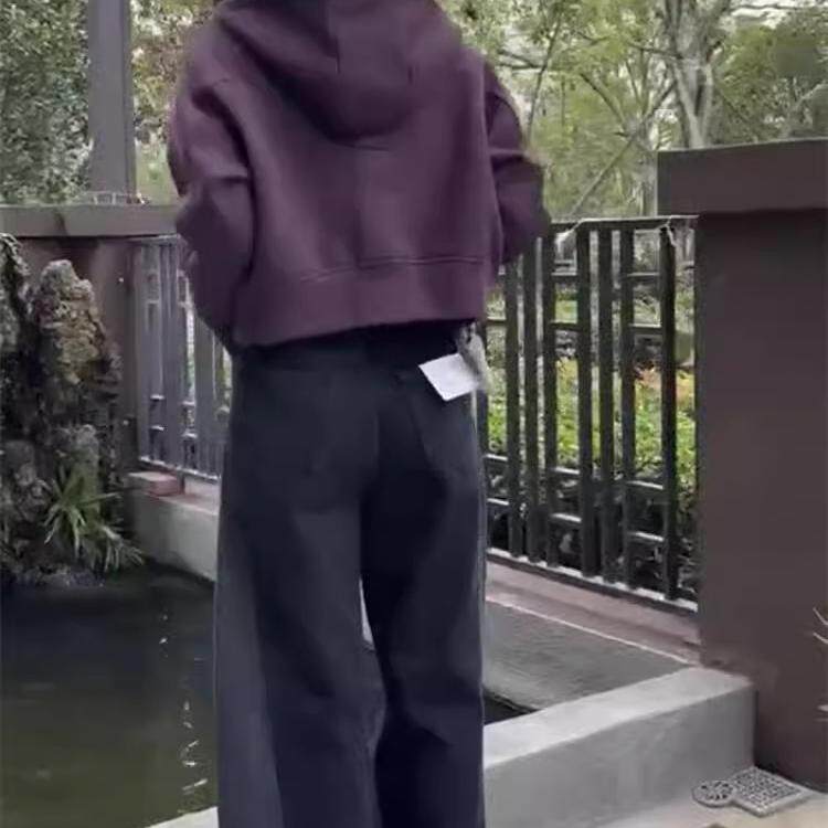 2025春季拉链开衫短款连帽卫衣女欧货爆款休闲宽松外搭长袖上衣