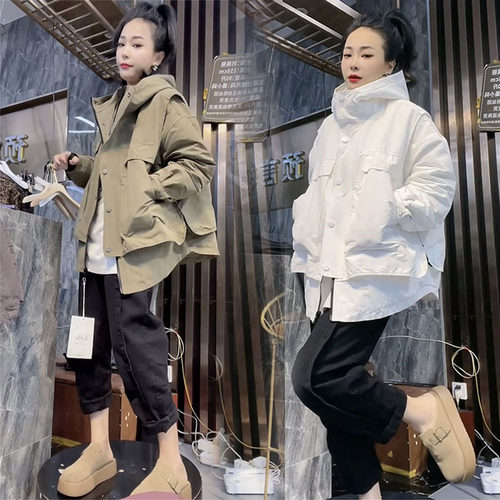 冲锋衣休闲设计爆款连帽外套小众