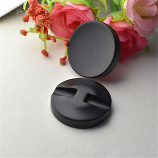 纽扣扣子高档大衣扣毛呢大衣外套纽扣风衣扣女装 西服凹面黑色纽扣