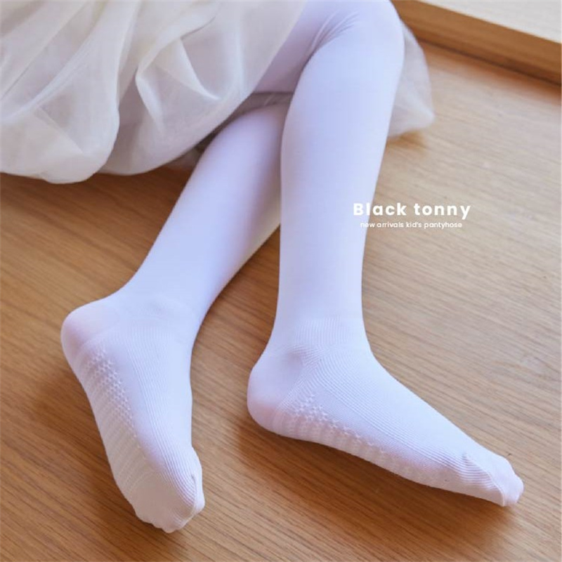 小黑托昵四季薄款秋冬薄绒舞蹈袜