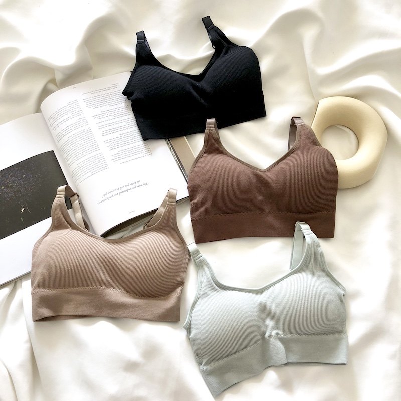 THREEPIG 少女運動無鋼圈文胸隱形瑜伽式背心聚攏防震舒適內在類目 女士內衣/男士內衣/家居服, 文胸中 - 來自Buy2taobao.com提供專業的淘寶代購服務
