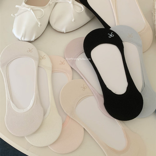 细腻柔光船袜~简约韩系舒适百搭船袜平价学生短袜隐形袜不掉跟
