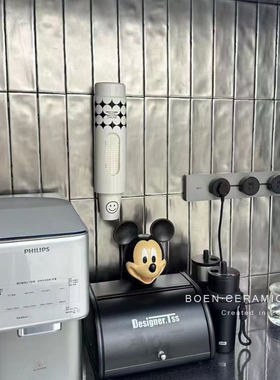 柏恩 银色长条商铺瓷砖金色小方砖瓷砖酒吧夜店吧台瓷砖背景墙